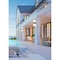 Z-Lite Laurent Outdoor Wall, 2-Light, 12 In.W x 13 In.L x 30 In.H, Black/Opal 597B2-BK - alternate 2